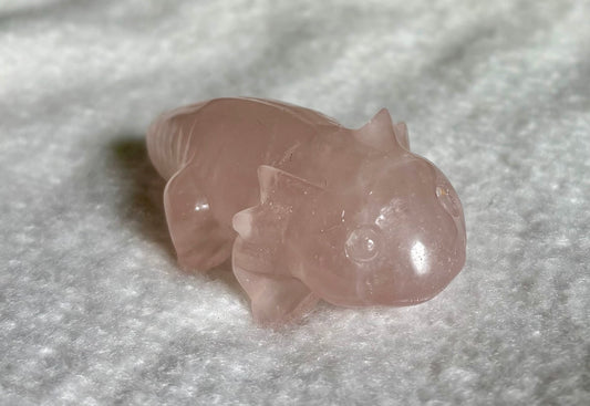 Axolotl Rosenquarz