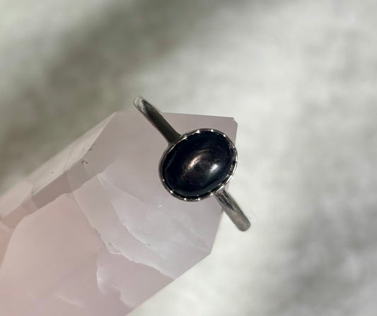 925 Sterling Silber Hypersthen Ring