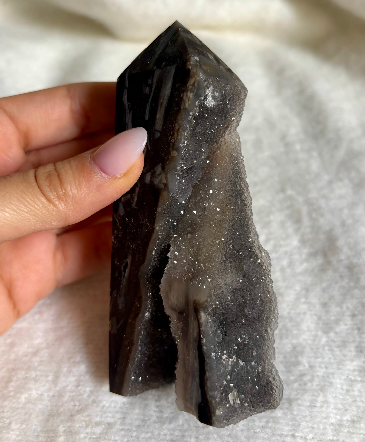 Druzy Achat Tower 4